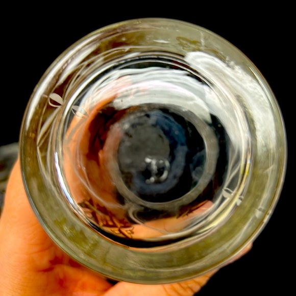 Mid Century Modern set of 4 ATOMIC PINWHEEL highball glasses - Picture 6 of 8